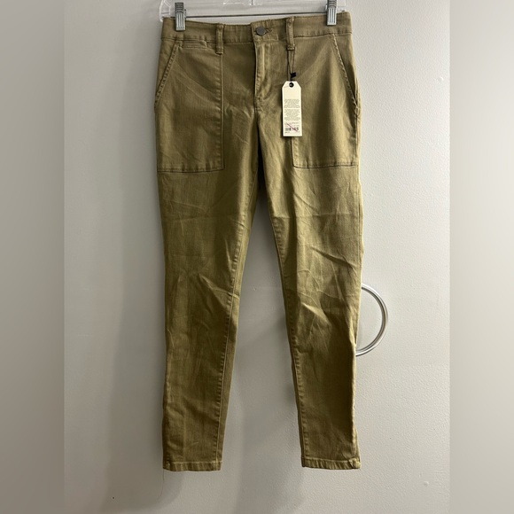 NWT Anthropologie sanctuary fast track chino pant green - Picture 2 of 8